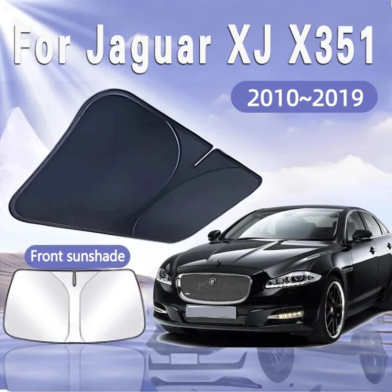 Per Jaguar XJ X351 2010 ~ 2019 2011 2013 2015 Auto Visiera parasole Parabrezza anteriore Parasole Isolamento termico Estate Accessori di raffreddamento