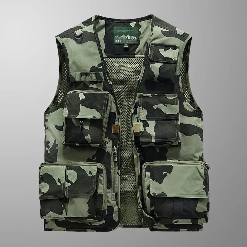 Gilet da esterno Gilet da arrampicata Giacche Multi-tasca Pesca Fotografia Gilet da uomo Maglia traspirante Gilet da campo Cappotti 2025