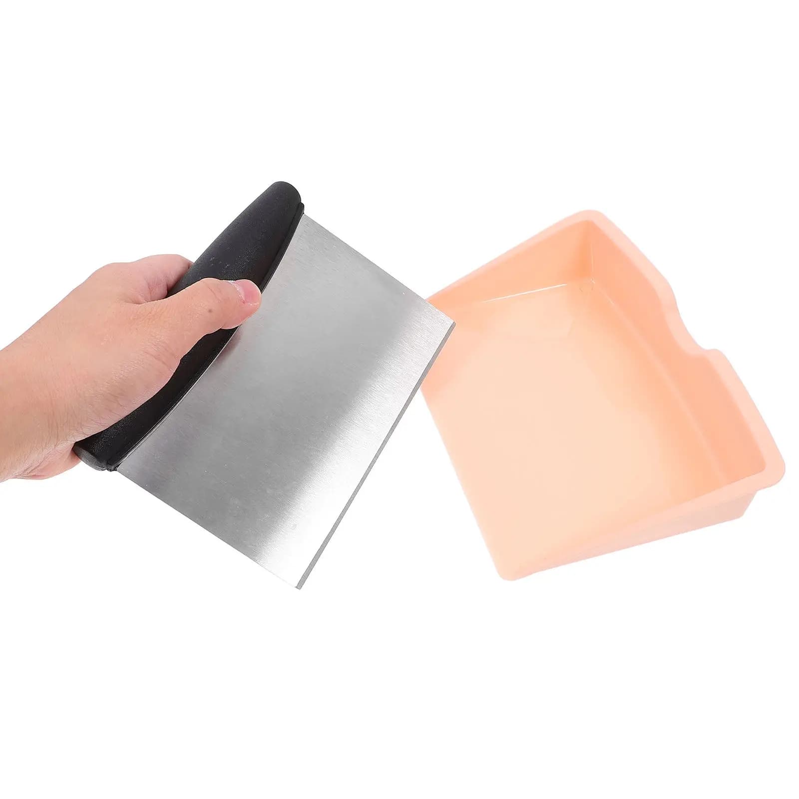 1 set 1 Set Dough Scraper Cutter Bench Scraper For Baking Pizza Pastry Bread Dough Divider Kitchen Tool Lightweight Scrapers