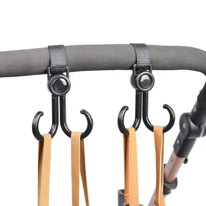500 Pz/lotto Doppi Ganci Passeggino Veicolo Elettrico Moto Scooter Ruota di 360 Gradi Gancio Dell'organizzatore Per Le Biciclette
