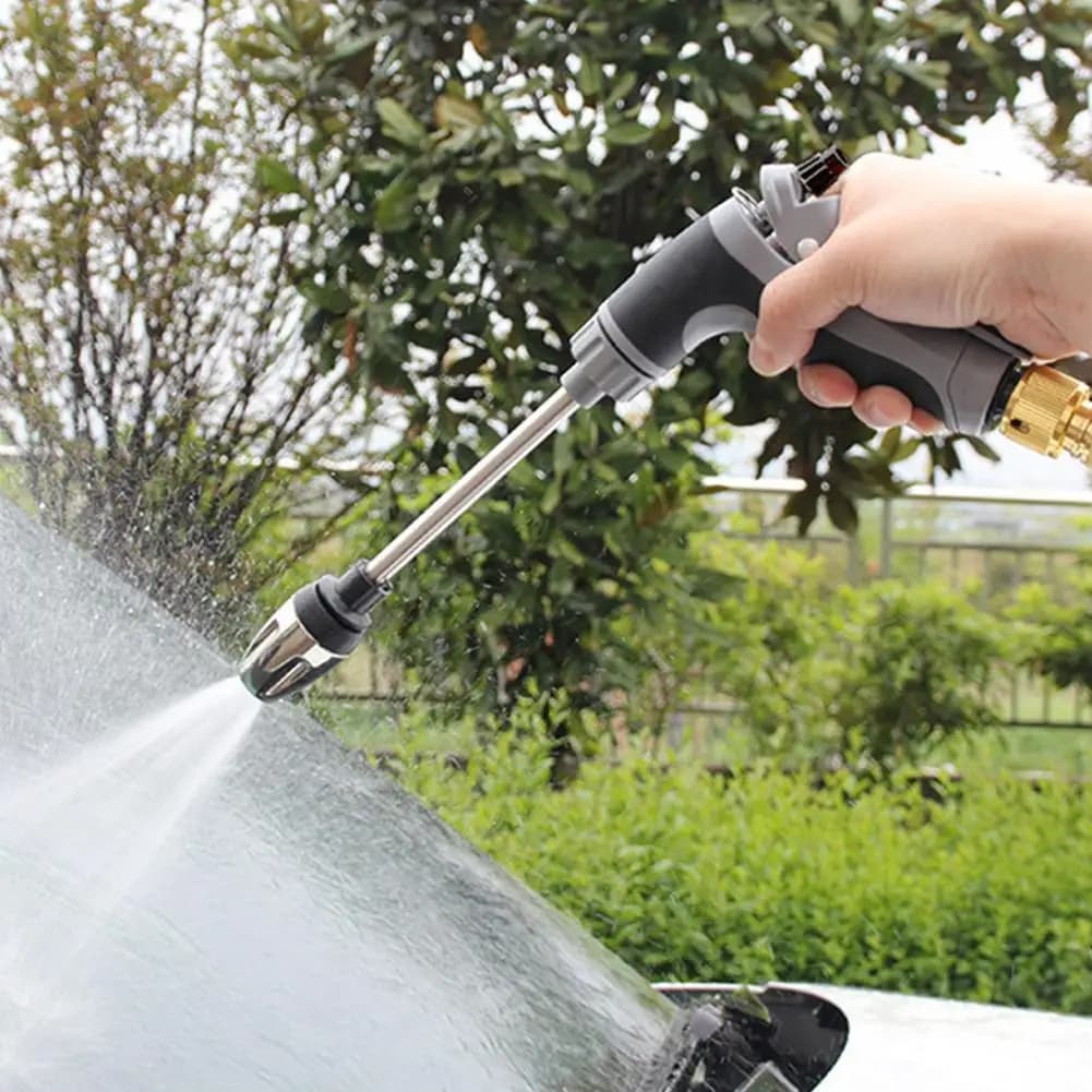 Aggiorna la pistola ad acqua ad alta pressione regolabile per la pulizia dei metalli, macchina per il lavaggio dell'auto, ugello per tubo di irrigazione per giardino domestico, strumenti per il lavaggio