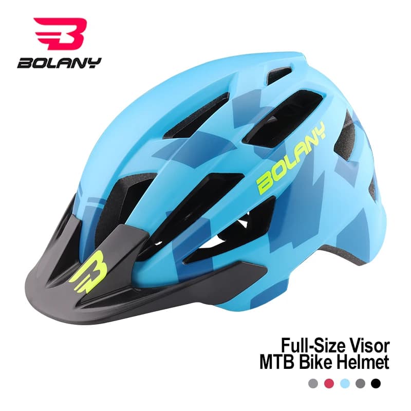Bike Helmets Bolany Visiera full-size MTB Bike Men Women's Safety Head Protective Parts for Road Specialized Light Cava