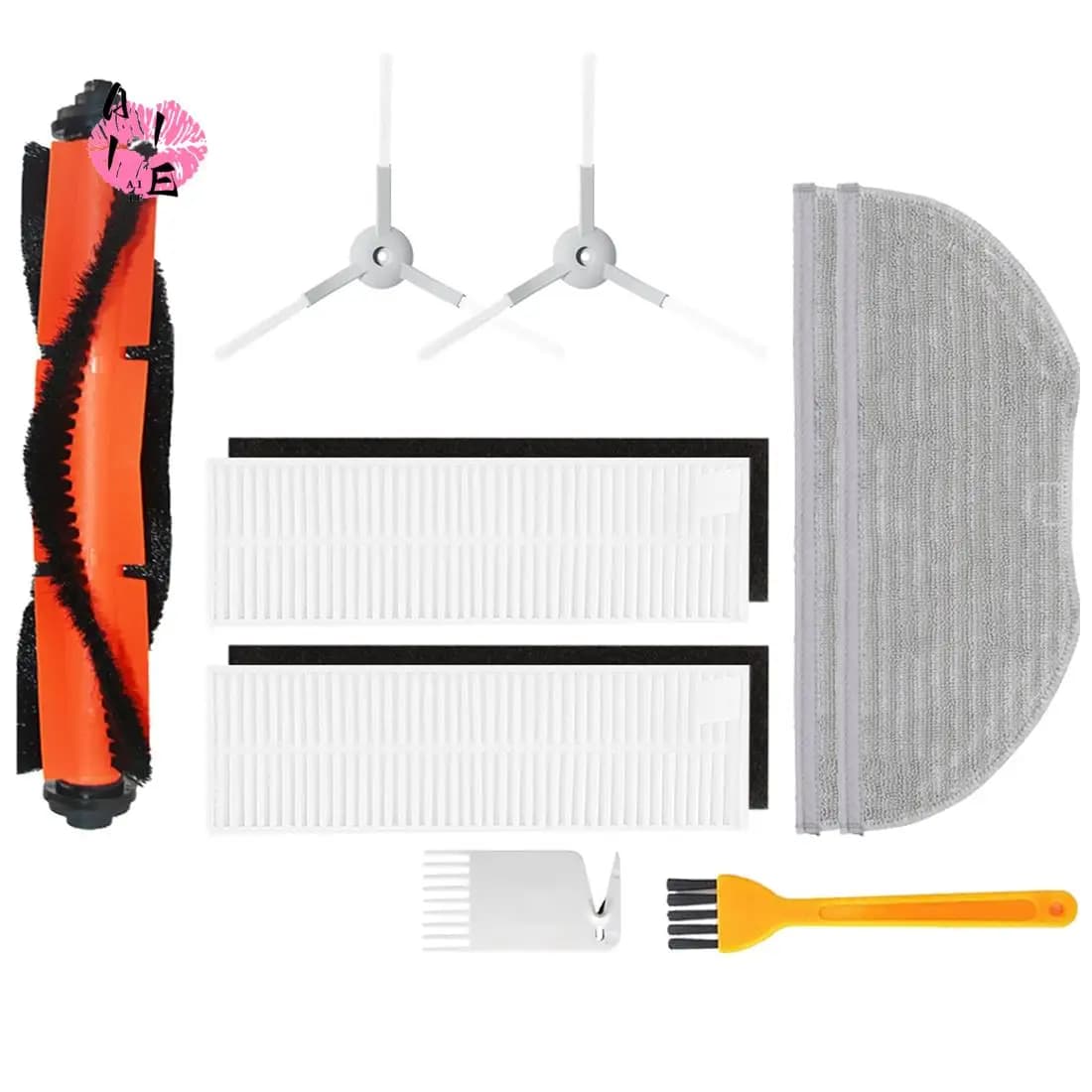 A11E-Filter Spazzola a rullo e panno per la pulizia per Xiaomi Mijia Mi Robot Vacuum-Mop Essential G1 MJSTG1 - Ricambi e accessori per aspirapolvere