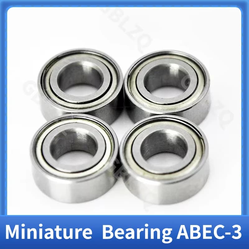 Miniature Stainless Steel Bearings 3x6x2.5 to 12x18x4mm 4pcs for RC Car ABEC-3 High Speed,drone bearing,RC car parts,3D printer