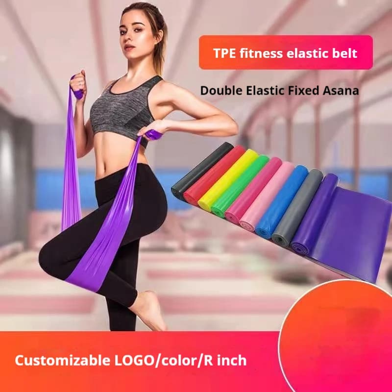 Yoga fitness stretch resistance band strength training stretch resistance band yoga elastic band fitness rope