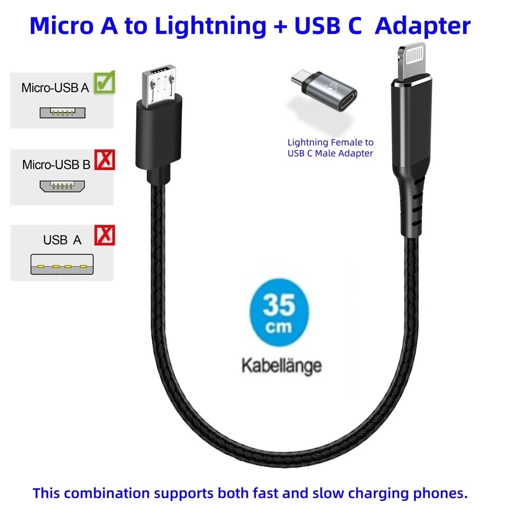 Cavo di ricarica USB Micro A a tipo C per bici elettriche per la direzione della carica del display della bici elettrica Bosch dal display al smartphone OTG