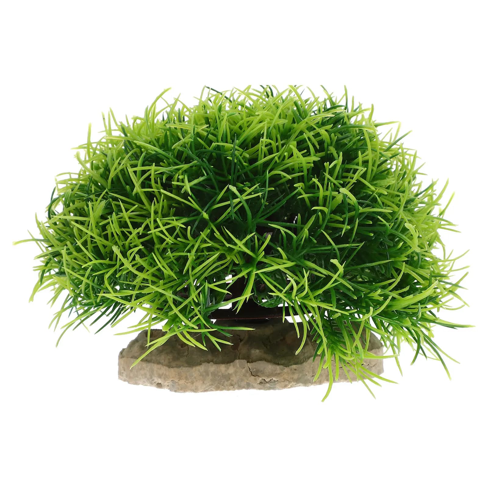 Aquarium Fake Plants Realistic Lightweight Compact Artificial Grass Ball Decor for Fish Tank Natural Vivid Landscape Home Office