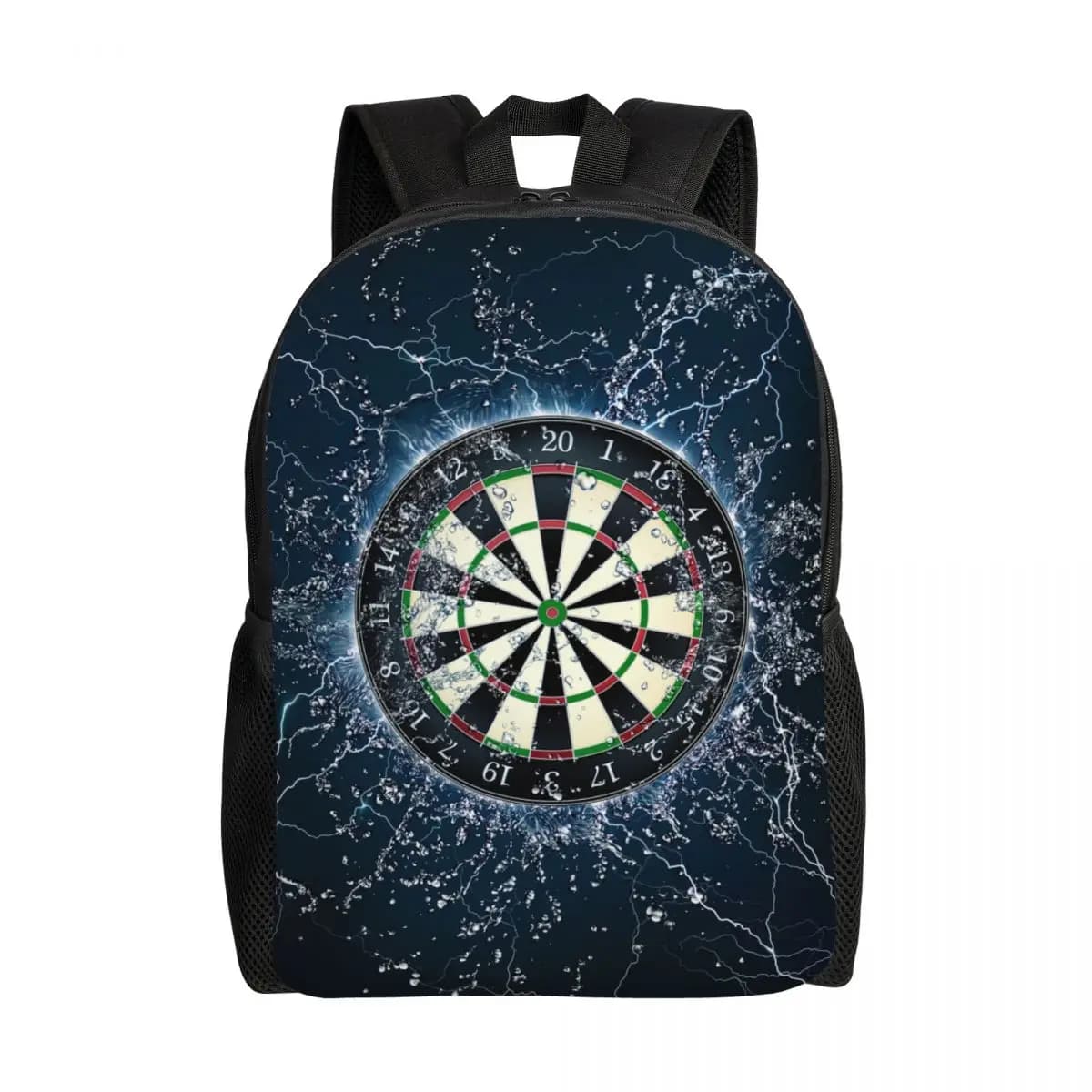 Zaino personalizzato per freccette con bersaglio per tiro con l'arco con stampa 3D per ragazzi e ragazze borse da viaggio per scuola universitaria Bookbag per Laptop da 15 pollici