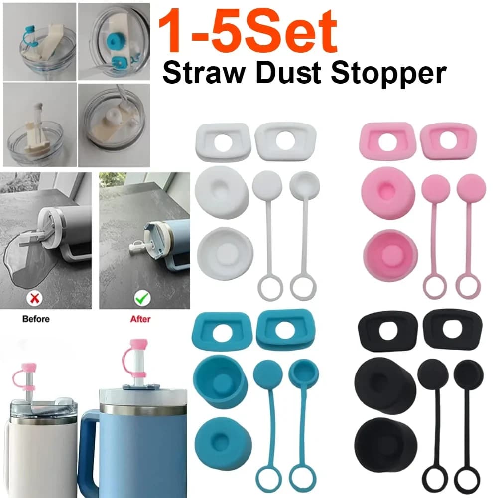 Set di tappi a prova di fuoriuscita in Silicone per Stanley Cup 1.0 2.0 accessori per bicchieri da 40 once/30 once tappo di paglia tappo di fuoriuscita tappo di perdita