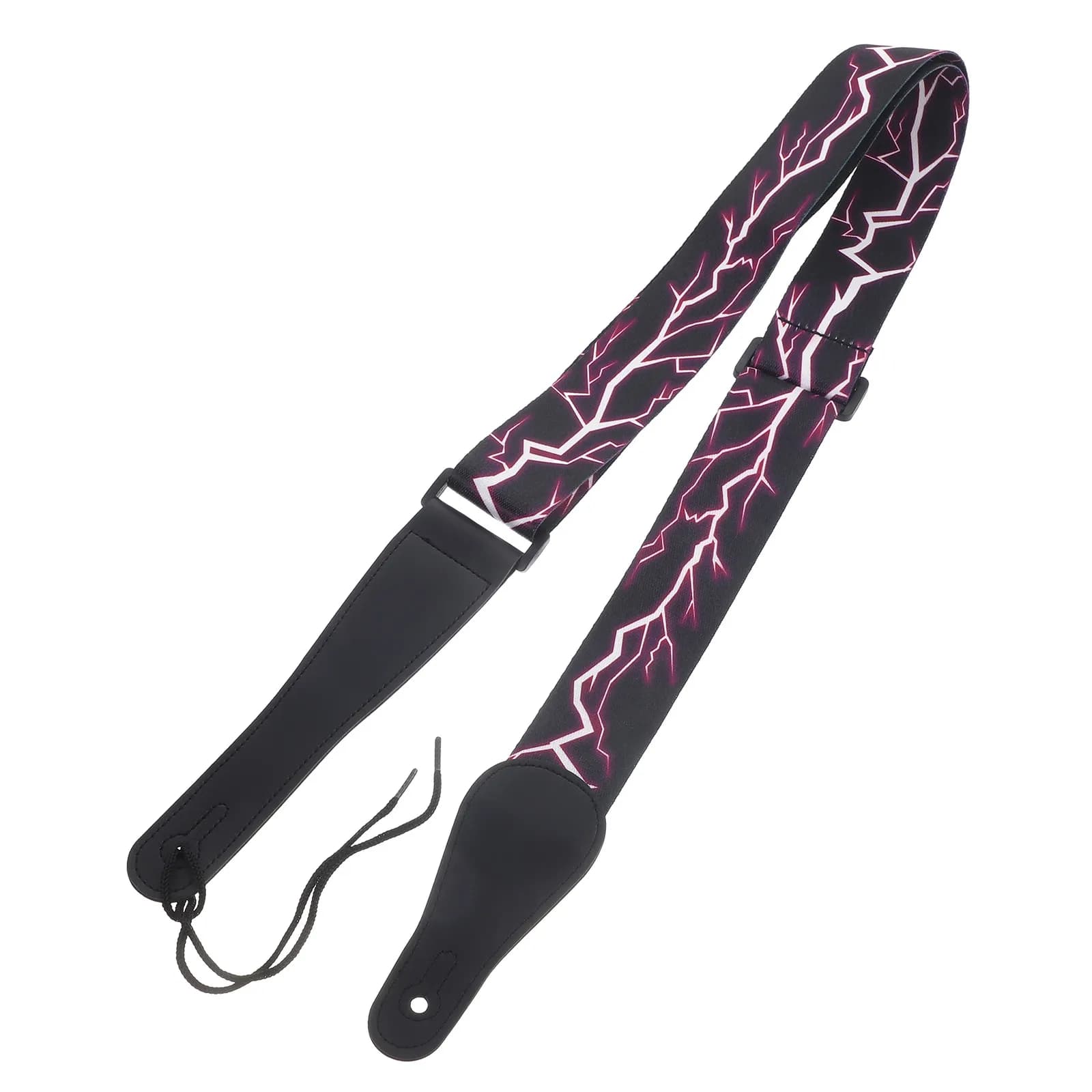 Bass Guitar Strap Stylish Pattern Polyester Adjustable Guitar Shoulder Belt Instrument Strap Polyester Belt