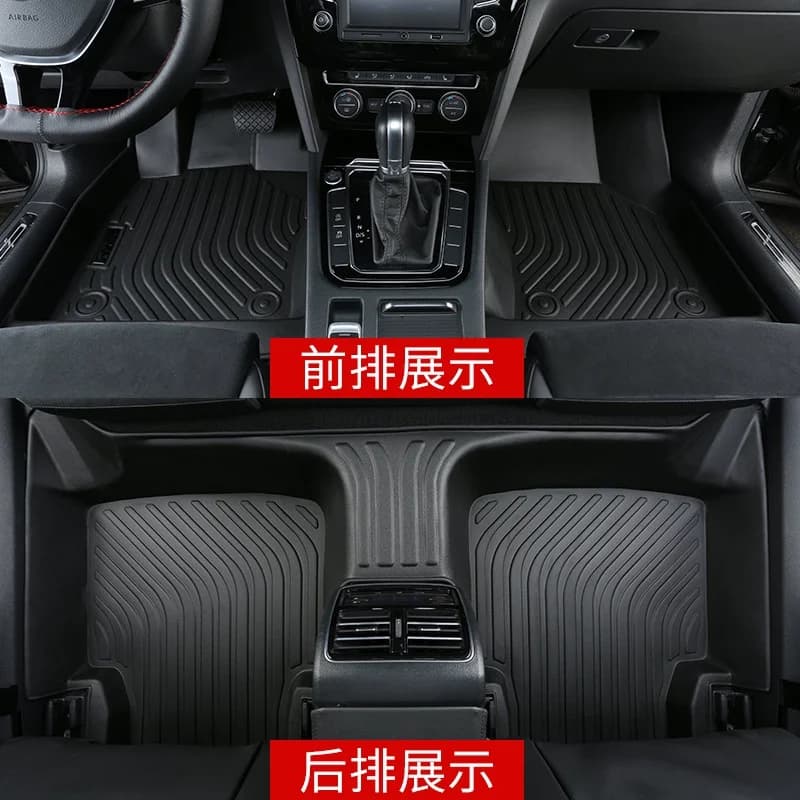Tappetini Auto Personalizzati 4 Pezzi, Accessori Auto 3D 5D in TPE per FORD Explorer 2011-2026, Conversione da 6 a 7 Posti