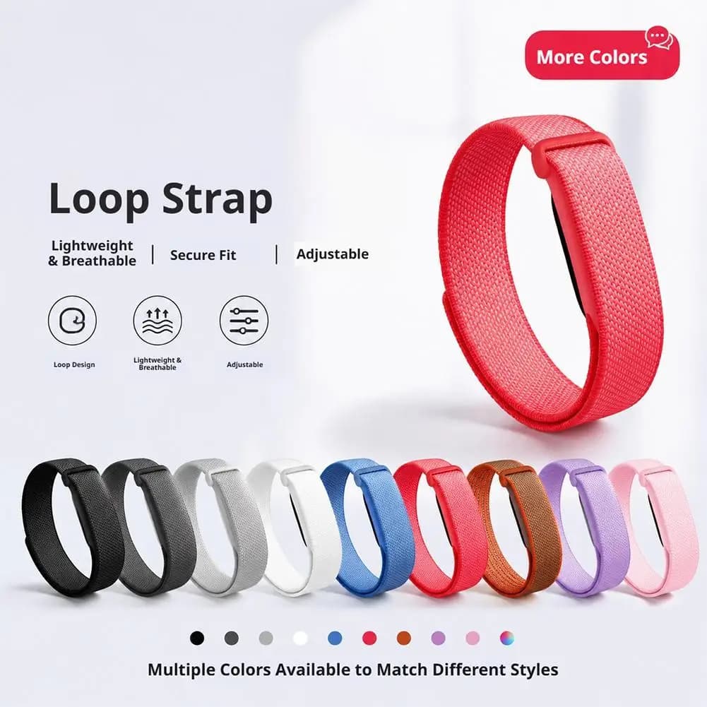 Breathable Sport Nylon Braided Band for Google Fitbit Air Velcro Loop Wristband Durable Quick Dry Replacement Strap