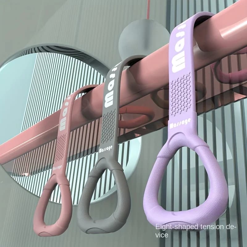 Banda di Resistenza Multifunzionale a Forma di 8 per Allenamento Completo del Corpo - Fascia Elastica in TPE per Allenamento di Forza, Yoga, Pilates