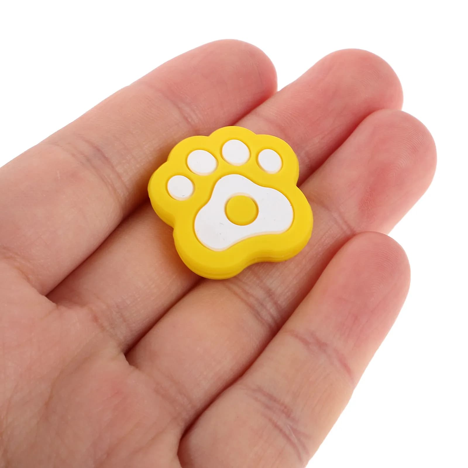 10 Pieces Ammortizzatori per Racchette di Zampa di Gatto, Antivibrazioni in Silicone Colorati, Improve Comfort e le Performance
