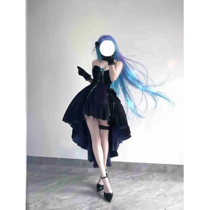 Duojiu Dangge: Edizione Esclusiva di Fine Anno Path of Nowhere: Cosplay di Hamei (Collaborazione HZ) Hamei con Abito Nero