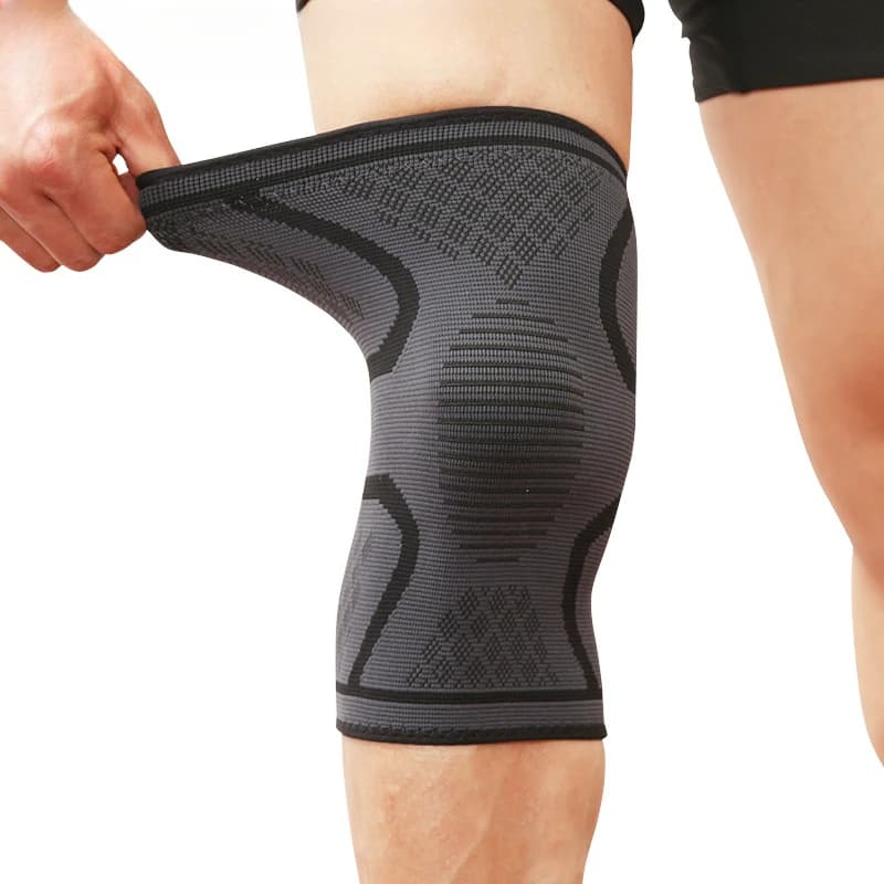 1pc Cintura per ginocchiera Cintura sportiva per la protezione dell'articolazione del ginocchio Sport Corsa Fitness Strumento di supporto traspirante Adatto per uomini e donne