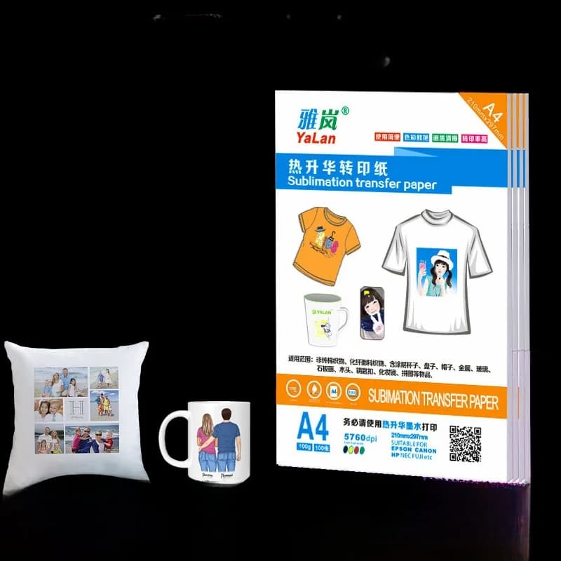 Carta per Sublimazione A4 per Stampa su T-shirt e Cupcake, Carta Sottile Non Cartacea per Magliette a Maniche Corte da Donna con Motivi Creativi Estivi