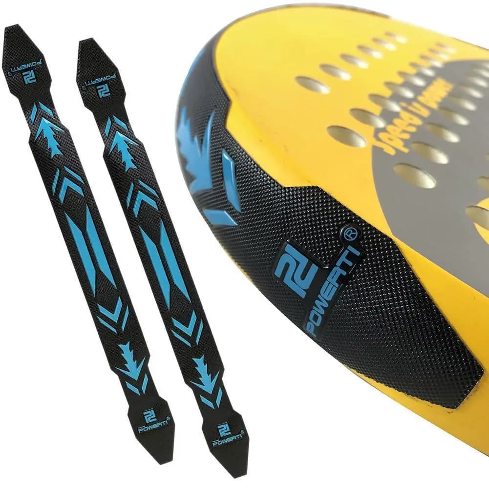 2 pcs 3D Tennis Paddle Head Tape For Beach Tennis Rack Protective Tape Head Protective Tape 3.8 CM * 40 CM * 0.1 CM