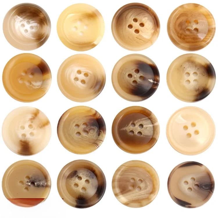 High-End Large Size Sheep Cashmere Button round Shape Coat Button for Women's Sweater And Suit Jacket DIY Sewing Accessories