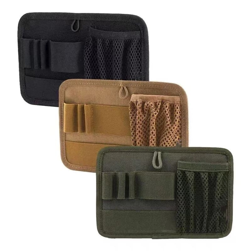 Borsa a rete EDC da esterno con pannello posteriore in velcro, gilet tattico adesivo, piastra di montaggio, kit di espansione per zaino