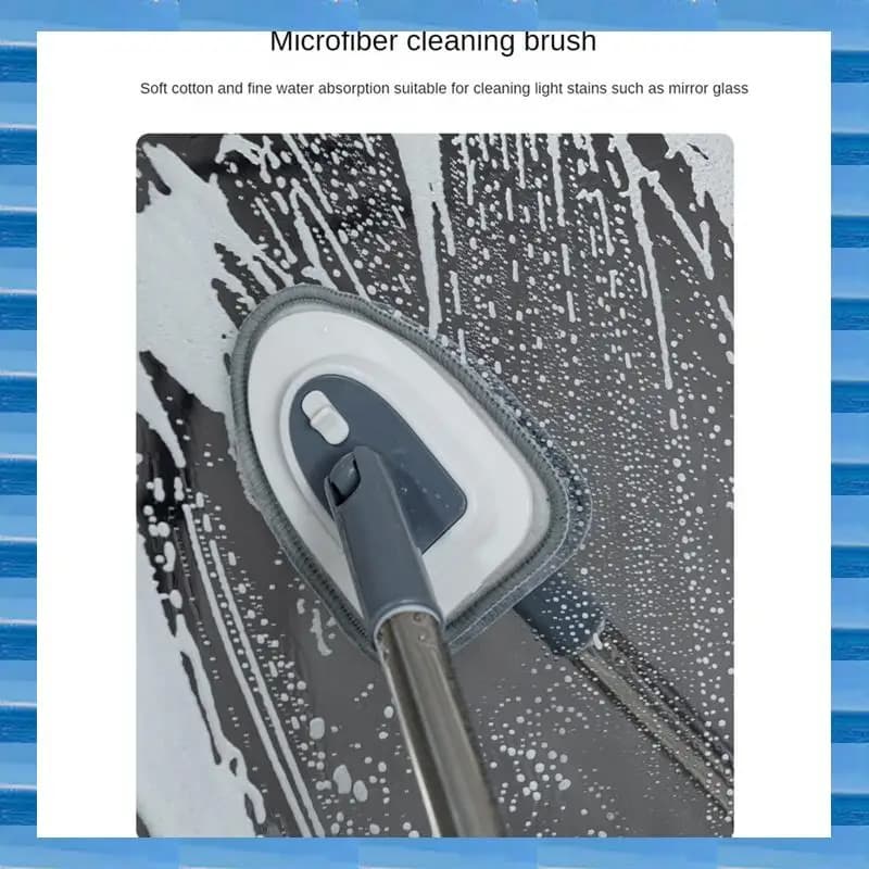 1Set Detergenti per piastrelle Spazzola per vasca e piastrelle Spazzola per pulizia a setole rigide adatta per bagno WC Parete Vasca in vetro Lavandino per piastrelle B