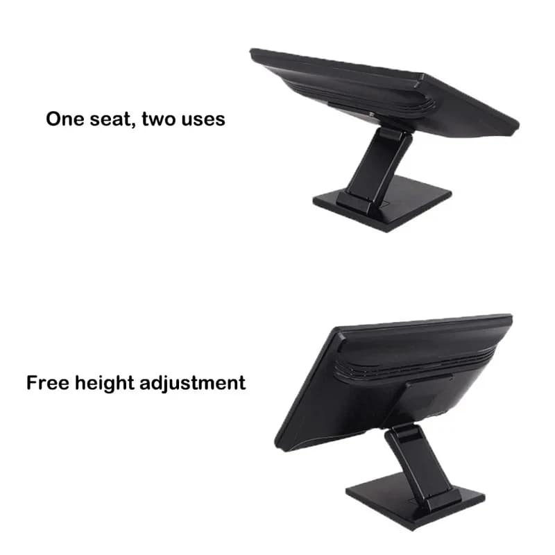Supporto per monitor del computer – Supporto pieghevole da tavolo VESA 75*75mm per PC LCD, supporto verticale per computer da 14-24 pollici