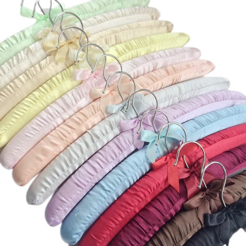 5 pcs/Lot Fabric Coated Hook Sponge Padded Hooks Hanging Hanging Hangers Hotel Shop Exhibitors Groups 18 Colors 38.5 CM