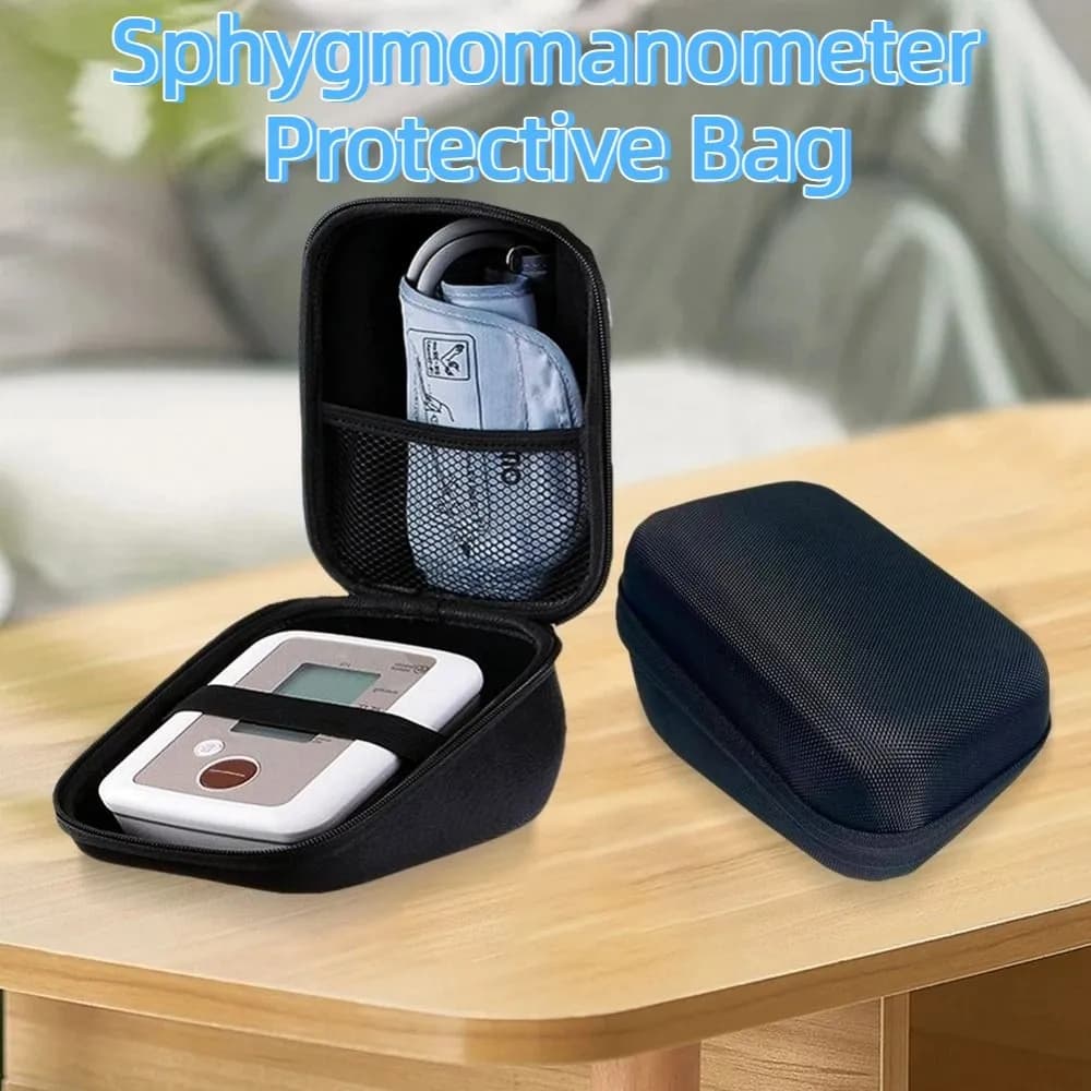 Anti-shock case for Blood Pressure Meter, Waterproof Portable Rigid Case for Arterial Pressure Monitor