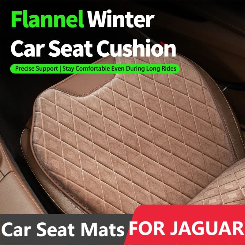 Car seat pads for JAGUAR XE XF F-TYPE E-PACE I-PACE F-PACE Rear seat cushion in flannel Protective covers Pillow accessories