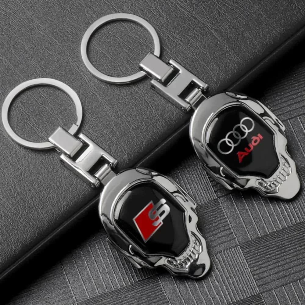 Portachiavi per auto, ciondolo per zaino, accessorio per Audi S A3 S3 A4 B6 A6 C6 A5 Q3 Q5 Q7 TT A1 A2 A7 A8