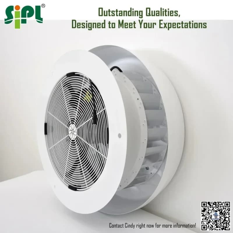 Tenda a cupola Eco Vent Fan Alimentato con pannello solare Estrattore di calore telecomandato Strumenti di raffreddamento Ventilatore di scarico per ventilazione del tetto di fabbrica