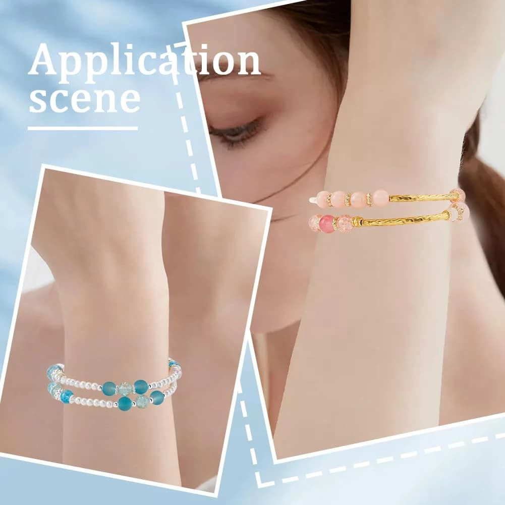 ABUH-200 Loops Memory Wire Bracelet Bulk Jewelry Memory Wire Cuff Bangle Gold Silver Steel Beading Wires
