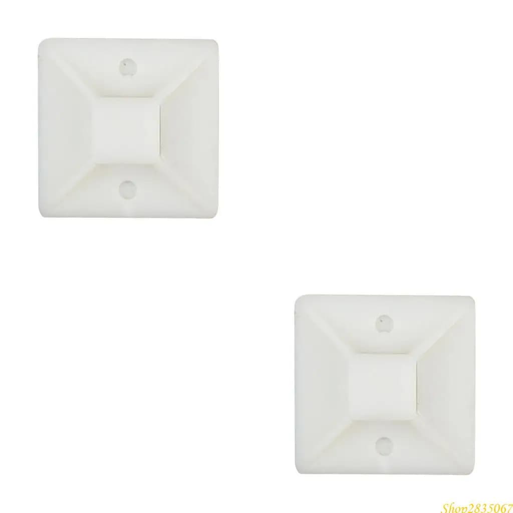 Robusto fermacavo in nylon con supporto adesivo resistente Organizzazione cavi per ufficio domestico 831F