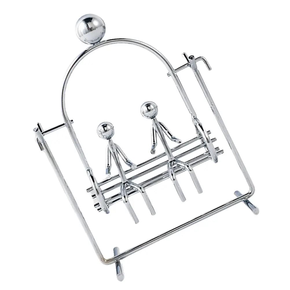 Creative Iron Couple Balance Ball Swinging Tumbler Desktop Decoration Pendulum Art Conservation