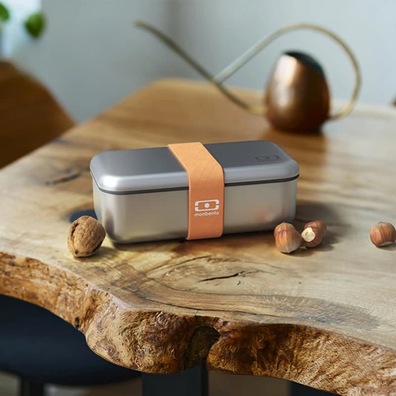 Lunch Box in acciaio inossidabile 304 Contenitore Bento in stile francese Porta alimenti per microonde Stoviglie da picnic portatili