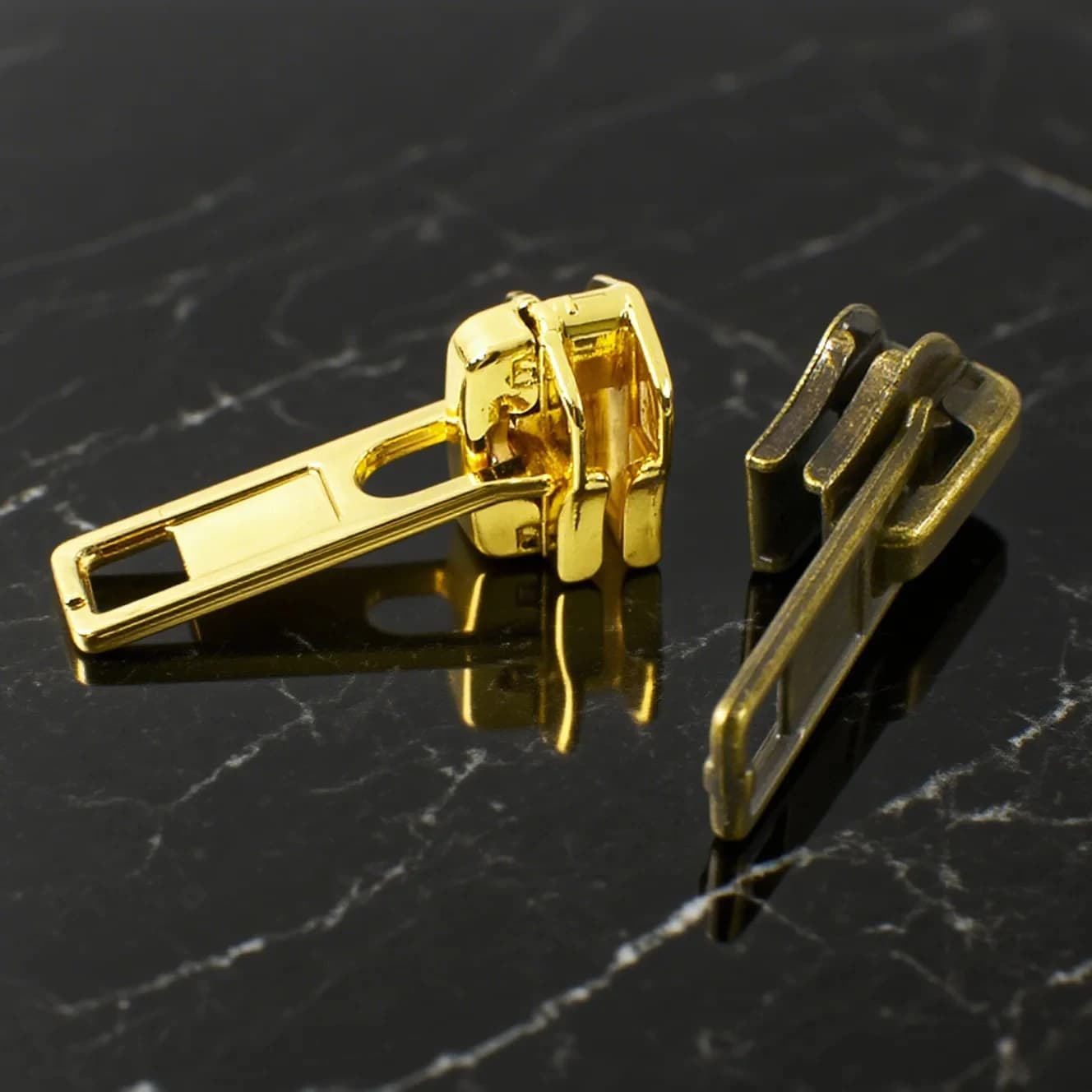 10/20 pezzi 3 # 5 # Cursori per cerniere per cerniere in resina metallica Nastro per borse per indumenti Sostituzione Zip Pull Head Zippe fai da te Accessori per la riparazione