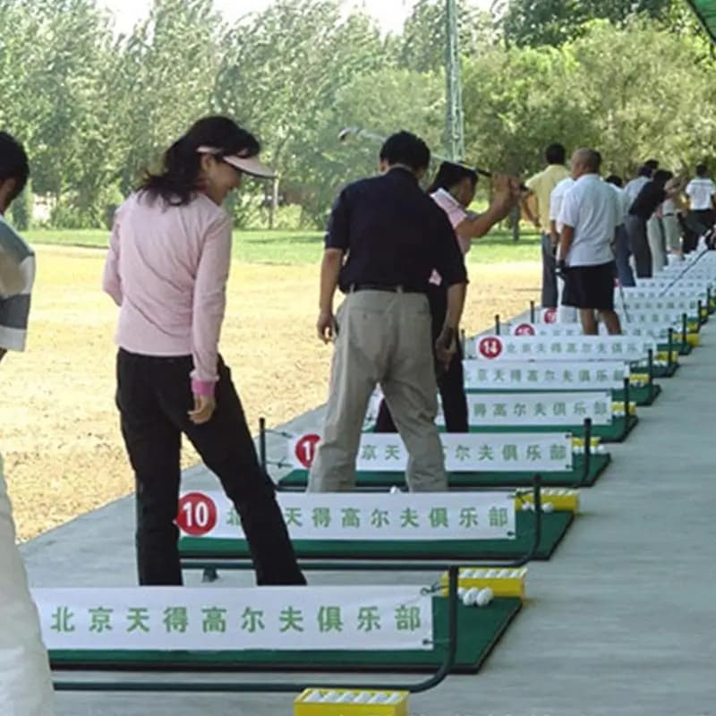 Scatola stoccaggio del vassoio da golf in plastica per il giocatore guida che esercita duratura