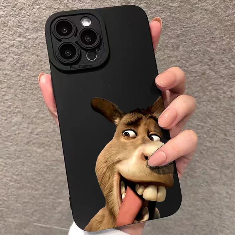 Custodia per telefono con design a cavallo per iPhone 17 Pro Max 16 15 14 13 12 11 7 8 Plus XS X XR 16E 17 Air Custodia morbida in silicone opaco antiurto