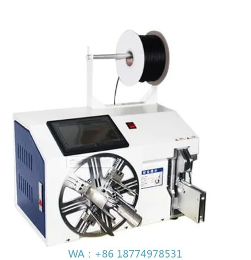 Fascetta automatica per avvolgitrice per attrezzature per la produzione di cavi Rilegatura automatica dei cavi per avvolgimento dei cavi