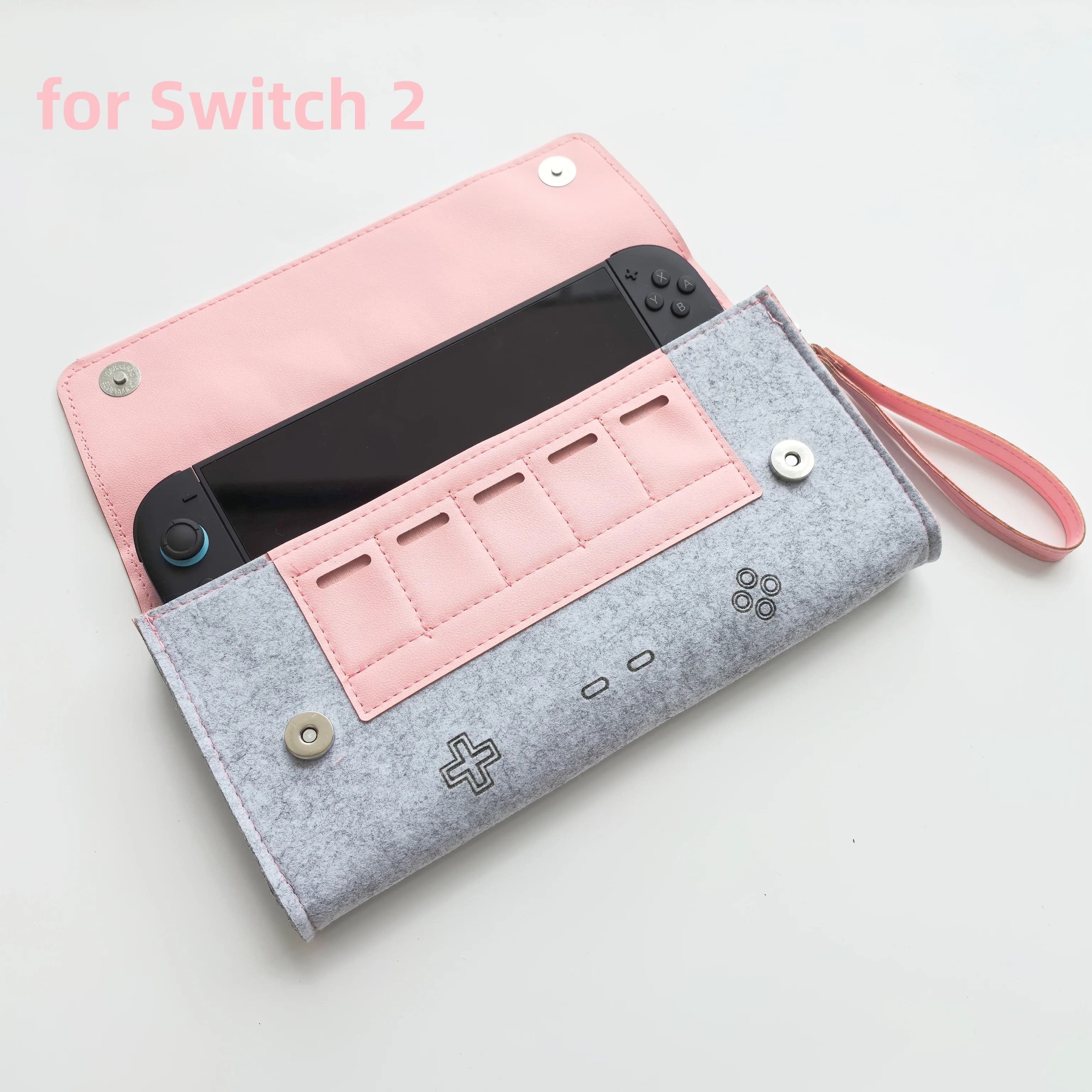 Custodia da trasporto per Nintendo Switch 2 2025 Custodia morbida per console Switch 2 con 5 slot per schede di gioco