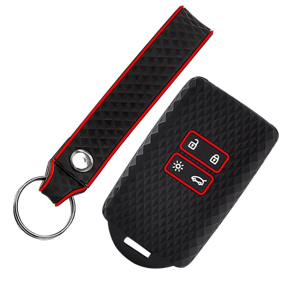 Cover in Silicone per Chiave Auto con Telecomando per Dacia Sandero, Renault Koleos, Captur, Megane, Clio, Scenic, Talisman, Arkana