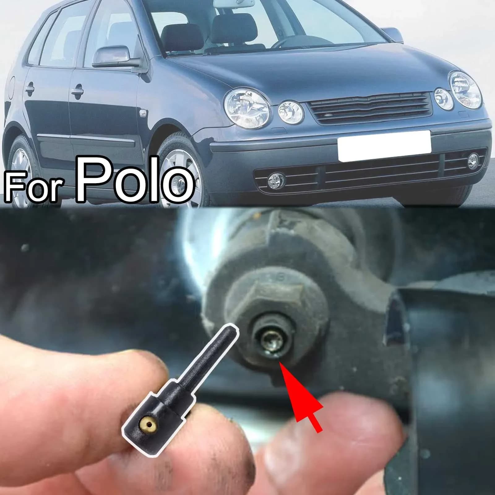 Auto Parabrezza Posteriore Rondella Getto D'acqua Ugello Tergicristallo Per VW Polo 9N Mk4 2000 2001 2002 2003 2004 2005 2006 2007 2008 2009 2010 Vivo