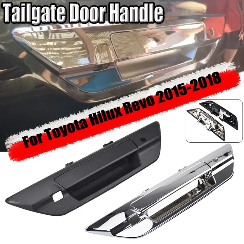 69090-0K110 69090-0K120 For Toyota Hilux Revo Pickup 2015-2021 690900K110 690900K120 Exterior Tailgate Door Handle With Holes