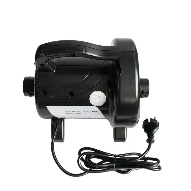 ZJ106 Pompa di gonfiaggio elettrica da 1200 W Pompa modello aria di divertimento Pompa di gonfiaggio ad aria chiusa ad alta pressione e pompa a doppio uso