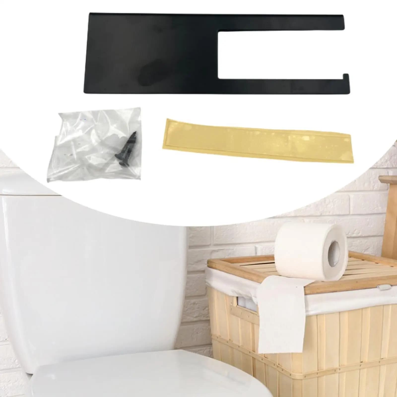 Porta asciugamani di carta con ripiano per riporre la carta, montato a parete per il bagno