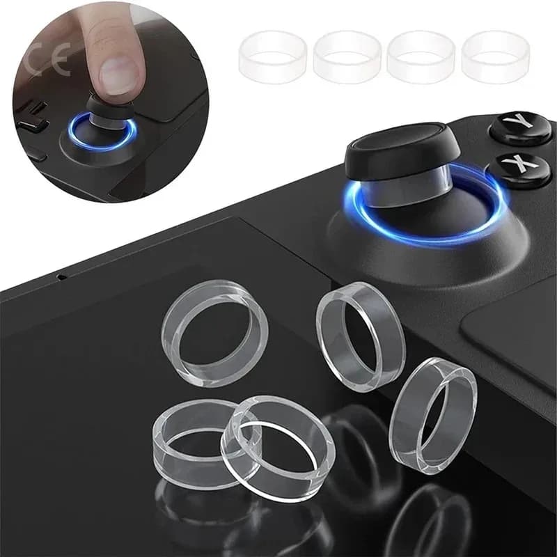Anello Protettivo Elastico in Gomma per Joystick PS5/PS4/Steam Deck, Copertura in Silicone per Console di Gioco Rog Ally