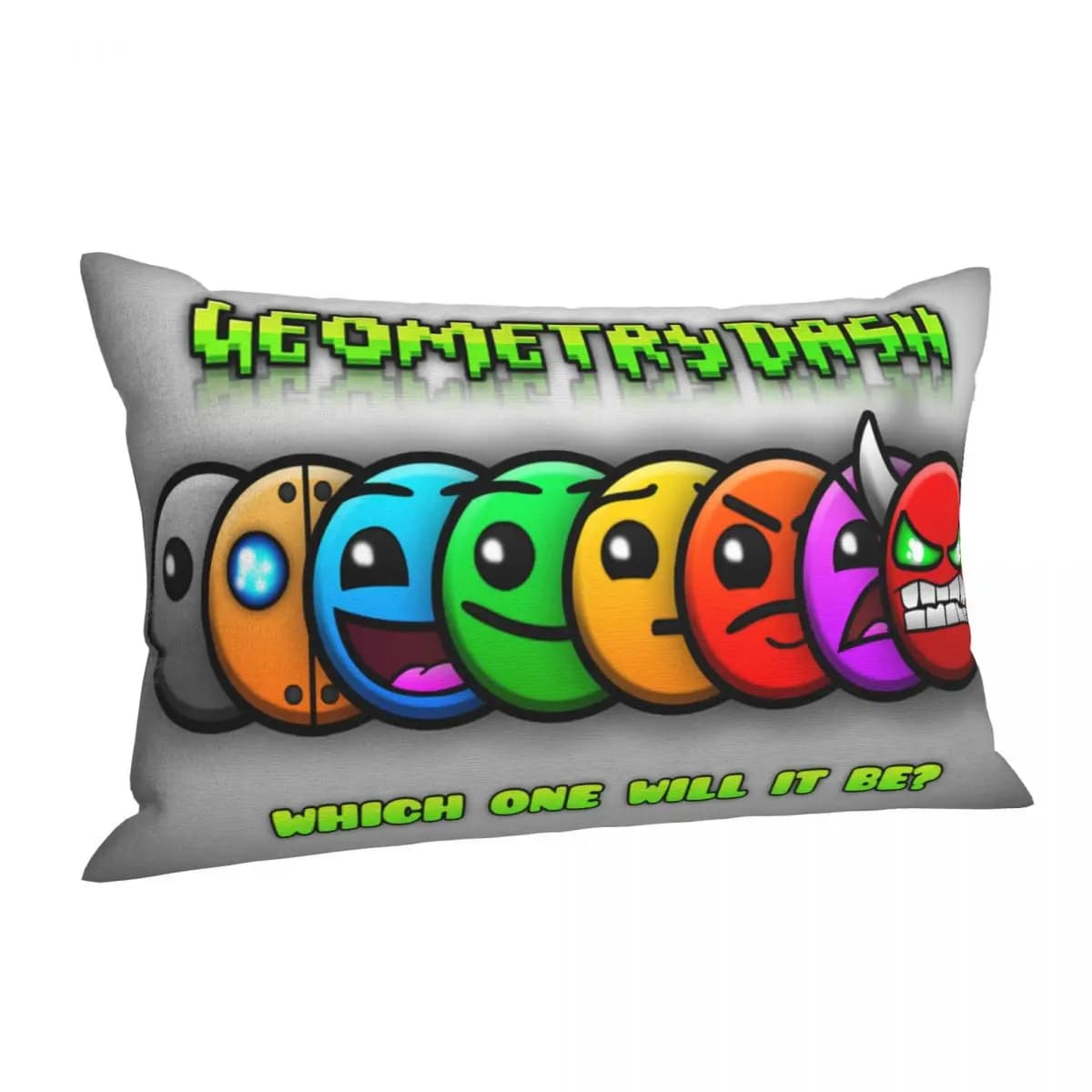 Videogioco Geometria Dash Federa rettangolare Fodera per cuscino Decorativo Camera da letto Letto Comfort per la casa Cuscino da tiro