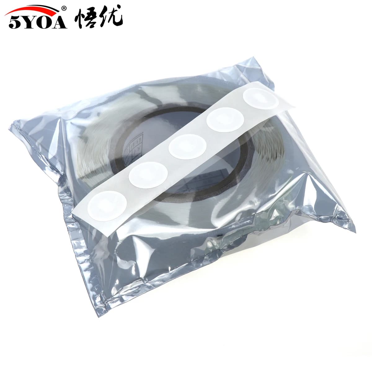 5YOA 10/30/50 pz Ntag213 Ntag215 Tag NFC Adesivo NFC 13.56 MHZ 540Bytes RFID NFC tag Adesivi Etichette Adesive per Telefoni NFC