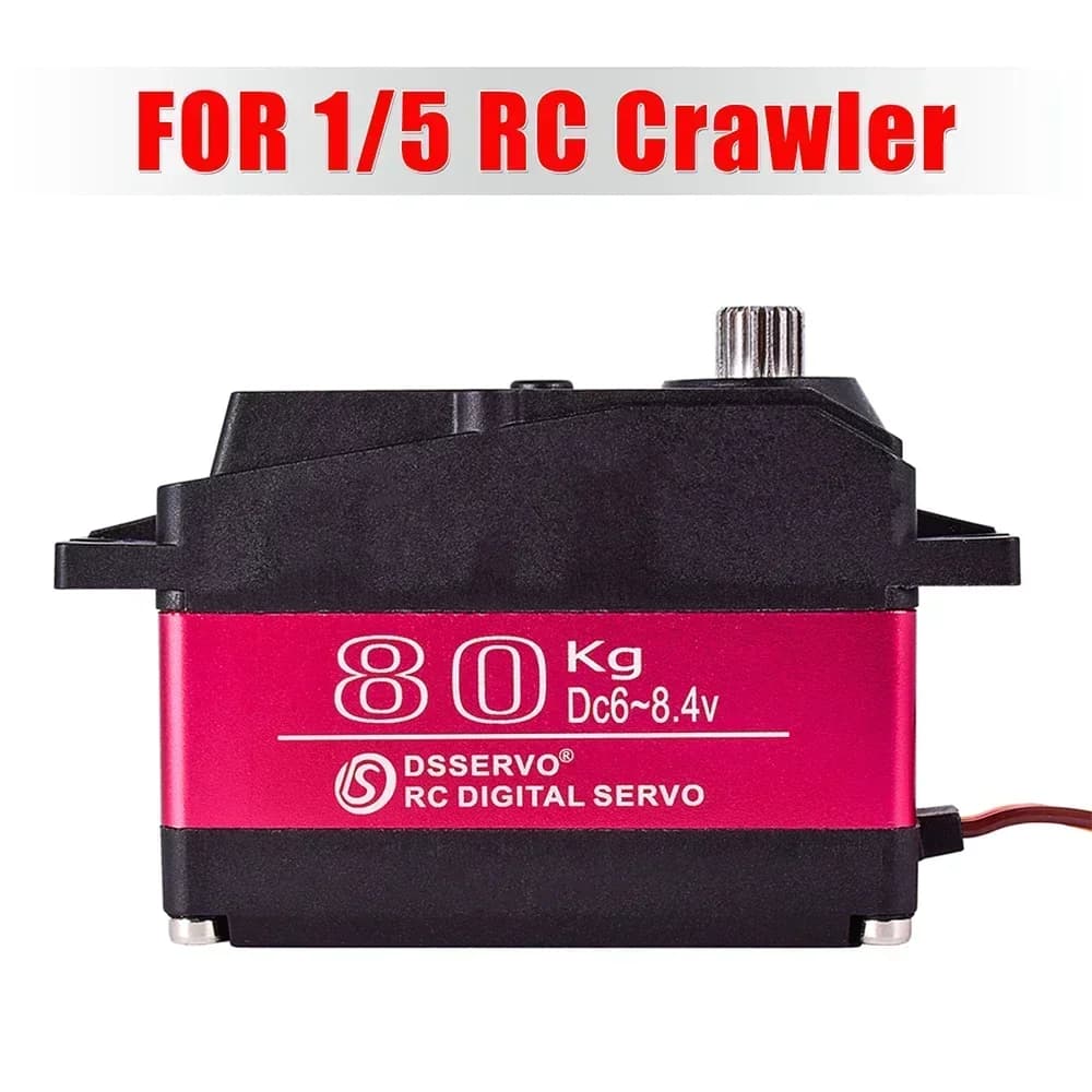 Servo 80KG RC 1/5 Servo impermeabile coppia elevata 80Kg 8.4V Metal Gear digitale per Redcat HPI Baja 5B SS