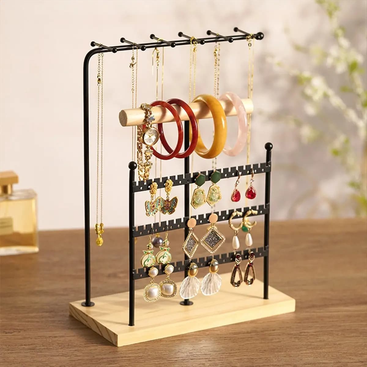 5 Layered Iron Earrings, Necklaces, Rings, Jewelry Holder